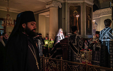 Патриаршая проповедь в среду первой седмицы Великого поста после великого повечерия в Даниловом монастыре г. Москвы, 25 февраля 2026 г.