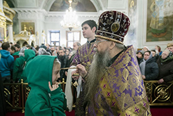 Утреня в Троицком соборе Данилова монастыря, 15 марта 2019 г.