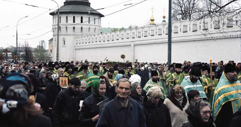 Перенесение мощей преподобного Аристоклия в 2004 году