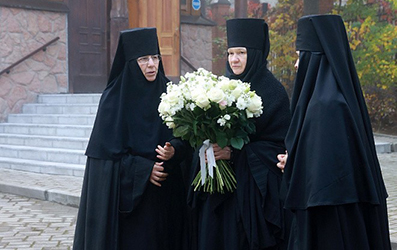 Епископ Солнечногорский Алексий на подворье Зачатьевского монастыря в Барвихе.