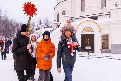 В подростковом клубе «Пилигримия» при Даниловом монастыре Москвы славили Богомладенца Христа