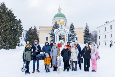 В подростковом клубе «Пилигримия» при Даниловом монастыре Москвы славили Богомладенца Христа
