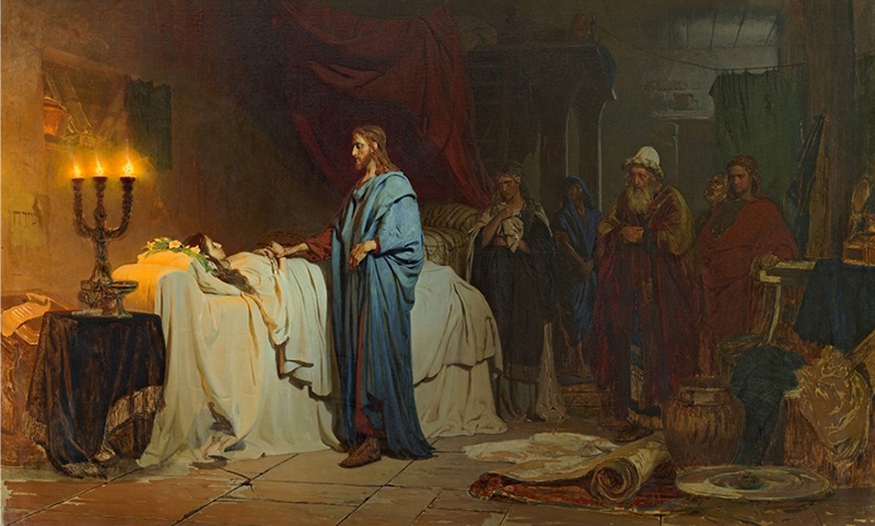 «Воскрешение дочери Иаира» Илья Репин 
