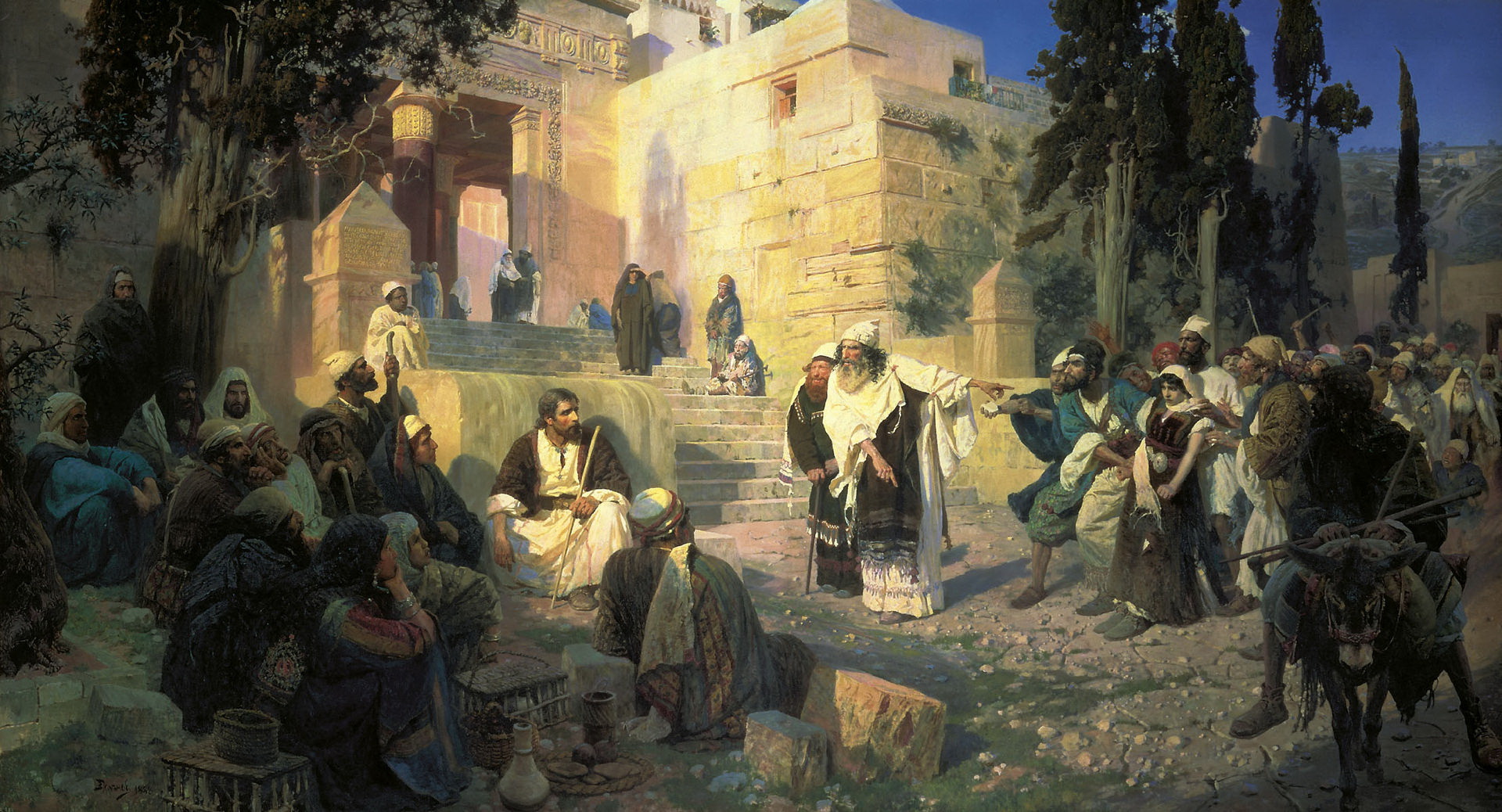 Прихожанин - «Христос и грешница». Несколько слов о величайшей картине В.Д.  Поленова